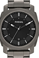 Fossil Machine Chronograph Black Dial Grey Steel Strap Watch for Men - FS4774 Buy Now By Fossil