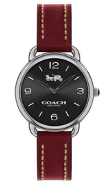 Coach Delancey Black Dial Brown Leather Strap Watch for Women - 14502792 Buy Now By Coach