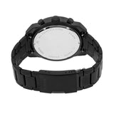 Fossil Bronson Chronograph Black Dial Black Steel Strap Watch for Men - FS5712
