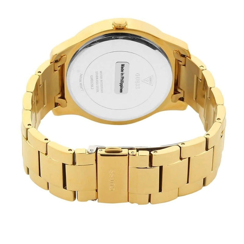 Shop Guess Crush Gold Dial Gold Steel Strap Watch For Women - GW0020L2 in USA