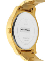 Shop Guess Crush Gold Dial Gold Steel Strap Watch For Women - GW0020L2 in USA