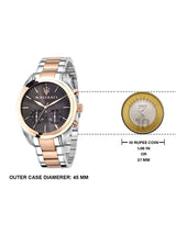Maserati Traguardo Chronograph Brown Dial Two Tone Steel Strap Men's Watch - R8873612003 Buy Now By Maserati