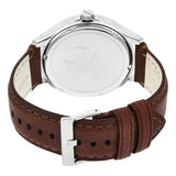 Armani Exchange Hampton Chronograph White Dial Brown Leather Strap Watch For Men - AX2187 Buy Now By Armani Exchange