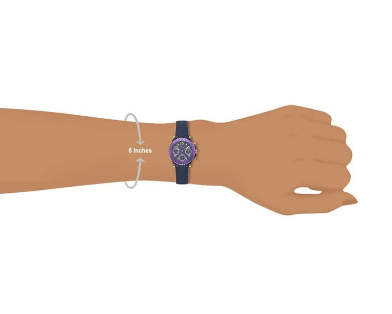 Guess Cosmic Multifunction Blue Dial Blue Silicone Strap Watch For Women - GW0466L2 Buy Now By Guess