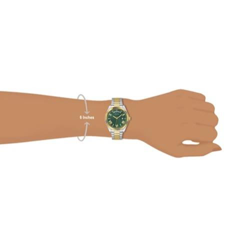 Guess Luna Quartz Green Dial Two Tone Steel Strap Watch For Women - GW0308L5 Buy Now By Guess