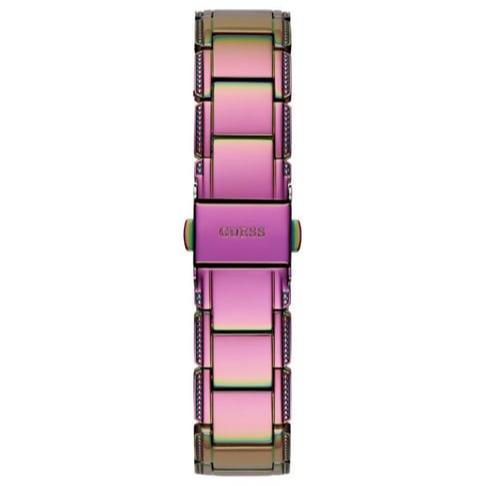 Shop Guess Lily Analog Purple Dial Purple Steel Strap Watch For Women - GW0528L4 in USA