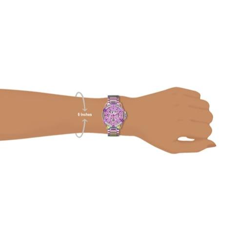 Shop Guess Queen Multicolor Dial Multicolor Steel Strap Watch For Women - GW0464L4 in USA