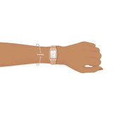 Fossil Raquel Three Hand Date White Dial Rose Gold Steel Strap Watch For Women - ES5271 Buy Now By Fossil