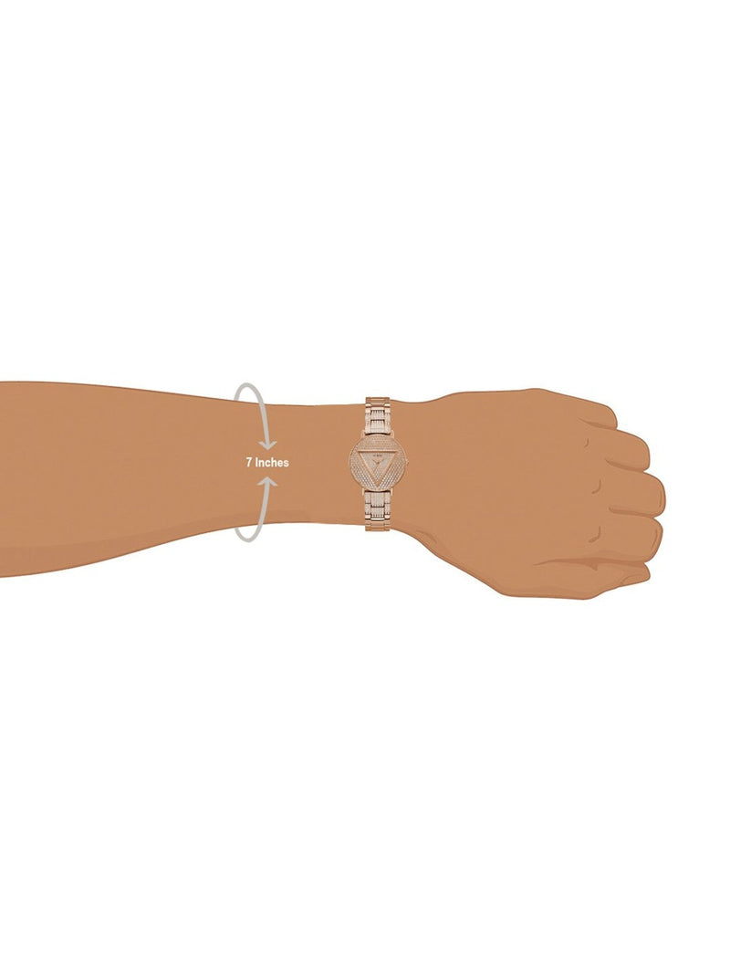 Guess Trend Diamonds Rose Gold Dial Rose Gold Steel Strap Watch for Women - GW0512L3 Buy Now By Guess