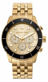 Michael Kors Cunningham Chronograph Gold Dial Gold Steel Strap Watch For Men - MK8963 Buy Now By Michael Kors
