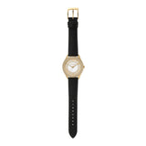 Michael Kors Harlowe Analog White Dial Black Leather Strap Watch For Women - MK2988 Buy Now By Michael Kors