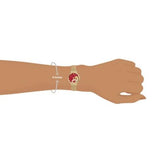Fossil Jacqueline Dragonsteel Limited Edition Red Dial Gold Mesh Strap Watch for Women - ES5316 Buy Now By Fossil