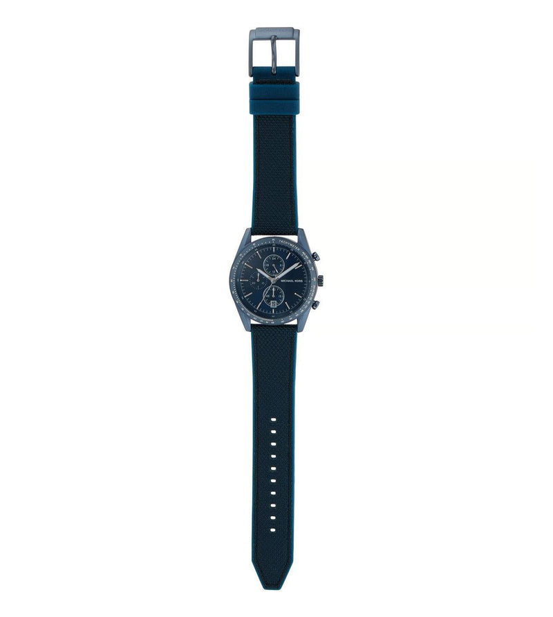 Michael Kors Accelerator Chronograph Blue Dial Blue Nylon Strap Watch for Men - MK9142 Buy Now By Michael Kors