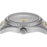 Michael Kors Lexington Analog Silver Dial Two Tone Steel Strap Watch for Women - MK4740 Buy Now By Michael Kors