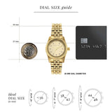 Michael Kors Lexington Analog Gold Dial Gold Steel Strap Watch for Women - MK4741 Buy Now By Michael Kors
