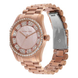 Michael Kors Lexington Three Hand Mother of Pearl Pink Dial Rose Gold Steel Strap Watch For Women - MK7444 Buy Now By Michael Kors