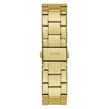 Shop Guess Cubed Analog Gold Dial Gold Steel Strap Watch For Women - GW0606L2 in USA