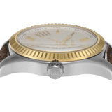 Michael Kors Lexington Silver Dial Brown Leather Strap Watch For Women - MK4745 Buy Now By Michael Kors