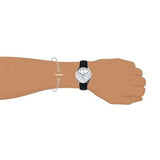 Fossil Neutra Chronograph White Dial Black Leather Strap Watch for Men - FS6023 Buy Now By Fossil