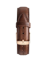 Daniel Wellington Bristol Black Dial Brown Leather Strap Watch For Men - DW00100125