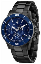 Maserati Competizione Chronograph Blue Dial Black Steel Strap Watch For Men - R8873600005 Buy Now By Maserati