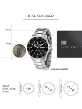 Maserati Competizione Automatic Black Dial Silver Steel Strap Watch For Men - R8823100002 Buy Now By Maserati