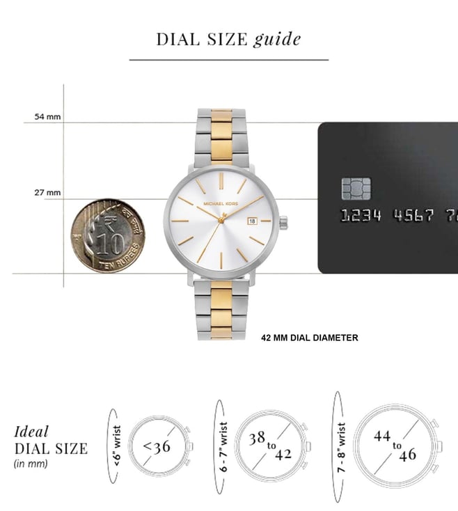 Michael Kors Blake Analog Silver Dial Two Tone Steel Strap Watch for Women - MK9134 Buy Now By Michael Kors