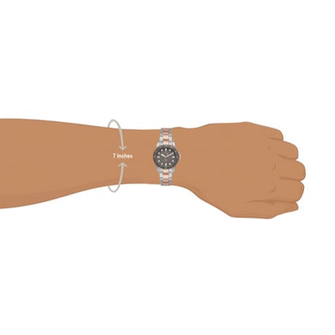 Fossil Blue Dive Three Hand Gray Dial Two Tone Steel Strap Watch For Women - ES5348 Buy Now By Fossil
