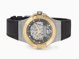 Maserati Potenza Automatic Skeleton Grey Dial Black Leather Strap Watch For Men - R8821108037 Buy Now By Maserati