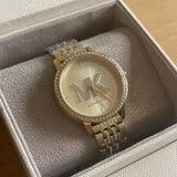 Michael Kors Melissa Pave Gold Dial Gold Steel Strap Watch for Women - MK4371 Buy Now By Michael Kors
