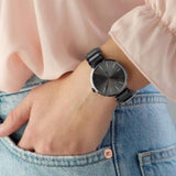 Hugo Boss Allusion Quartz Grey Dial Grey Steel Strap Watch For Men - 1502416 Buy Now By Hugo Boss