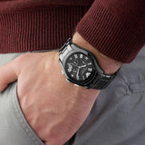 Emporio Armani Valente Chronograph Black Dial Black Ceramic Strap Watch For Men - AR1400 Buy Now By Emporio Armani