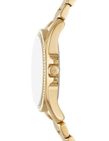 Michael Kors Kacie Analogue Black Dial Gold Steel Strap Watch for Women - MK4852 Buy Now By Michael Kors