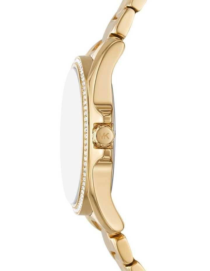 Michael Kors Kacie Analogue Black Dial Gold Steel Strap Watch for Women - MK4852 Buy Now By Michael Kors