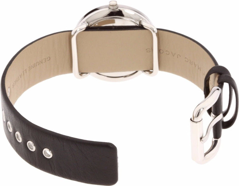 Marc Jacobs Amy Black Dial Black Leather Strap Watch for Women - MBM1140 Buy Now By Marc Jacobs
