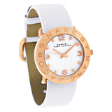 Marc Jacobs Amy White Dial White Leather Strap Watch for Women - MBM1180 Buy Now By Marc Jacobs