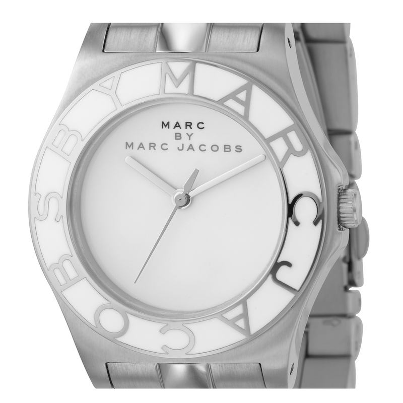 Marc Jacobs Blade White Dial Silver Steel Strap Watch for Women - MBM3048 Buy Now By Marc Jacobs