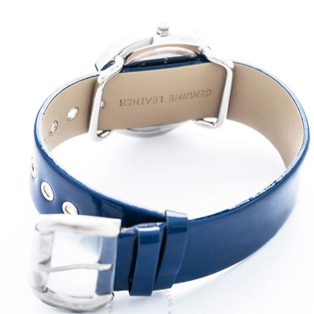 Marc Jacobs Blue Dial Blue Leather Strap Watch for Women - MBM1137 Buy Now By Marc Jacobs