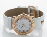 Marc Jacobs Amy White Dial White Leather Strap Watch for Women - MBM1180 Buy Now By Marc Jacobs