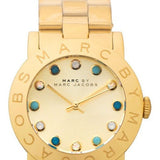 Marc Jacobs Amy Dexter Gold Dial Gold Steel Strap Watch for Women - MBM3215 Buy Now By Marc Jacobs