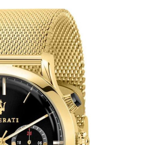 Maserati Ricordo Chronograph Black Dial Stainless Steel Mesh Bracelet Watch For Men - R8873633003 Buy Now By Maserati