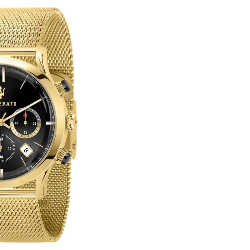 Maserati Ricordo Chronograph Black Dial Stainless Steel Mesh Bracelet Watch For Men - R8873633003 Buy Now By Maserati