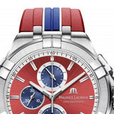 Maurice Lacroix Aikon Beach Volley Vikings Limited Edition Red Dial Red Rubber Strap Watch for Men - AI1018-SS001-530-6 Buy Now By Maurice Lacroix