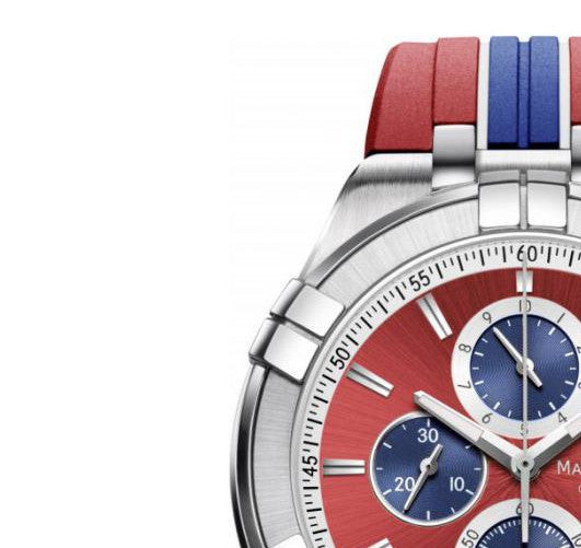 Maurice Lacroix Aikon Beach Volley Vikings Limited Edition Red Dial Red Rubber Strap Watch for Men - AI1018-SS001-530-6 Buy Now By Maurice Lacroix