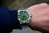 Maurice Lacroix Aikon Venturer Green Dial Silver Steel Strap Watch for Men - AI6057-SSL52-630-1 Buy Now By Maurice Lacroix