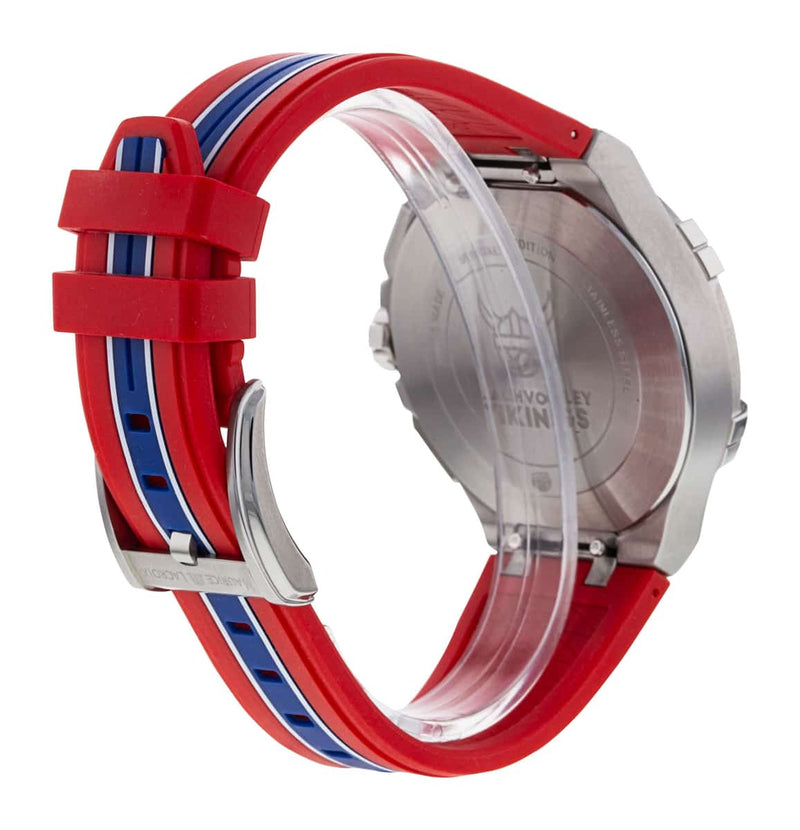 Maurice Lacroix Aikon Beach Volley Vikings Limited Edition Red Dial Red Rubber Strap Watch for Men - AI1018-SS001-530-6 Buy Now By Maurice Lacroix