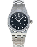 Maurice Lacroix Aikon Automatic Black Dial Silver Steel Strap Watch For Men - AI6008-SS002-330-1 Buy Now By Maurice Lacroix