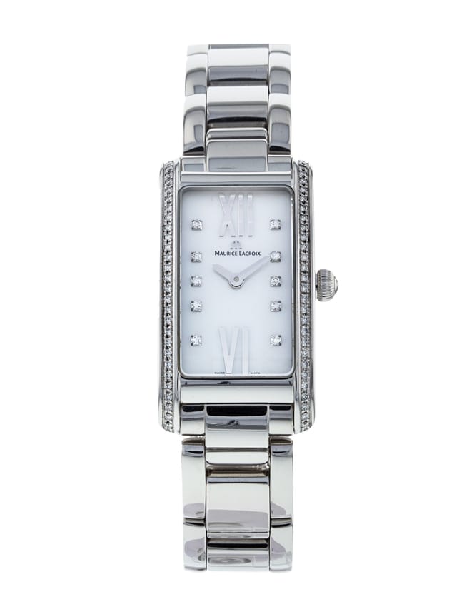 Maurice Lacroix Fiaba Diamonds White Dial Silver Steel Strap Watch for for Women - FA2164-SD532-170 Buy Now By Maurice Lacroix