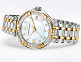 Maurice Lacroix Aikon Diamonds Mother of Pearl Dial Two Tone Steel Strap Watch for Women - A11006-DY503-171-1 Buy Now By Maurice Lacroix