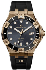 Maurice Lacroix Aikon Venturer Black Dial Black Rubber Strap Watch For Men - AI6058-BRZ0B-330-2 Buy Now By Maurice Lacroix